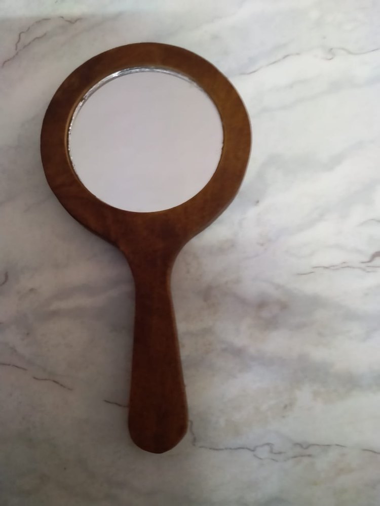 Multicolor Polished Hand Mirror For Pocket Or Tour, For travel, Size: Small Size