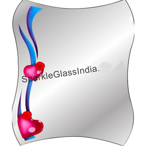 Glass Mirror, For Bathroom, Size: 18x24 Inch