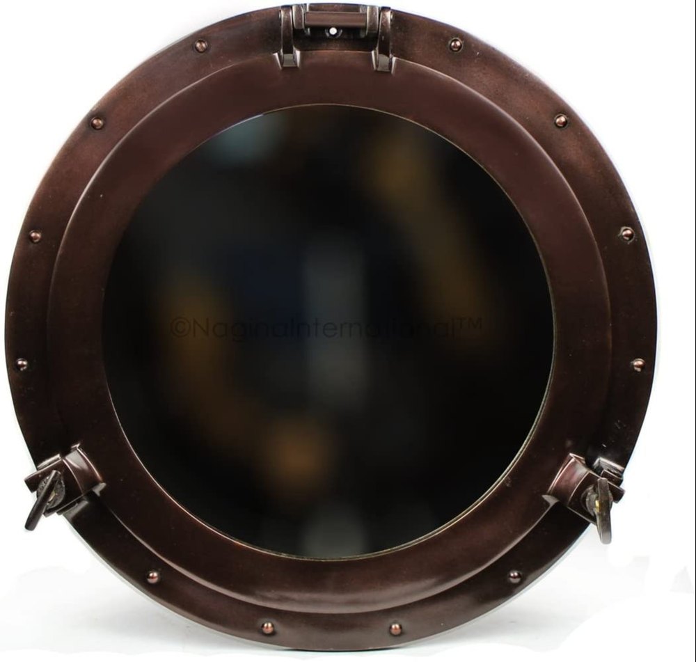 Use Brass Aluminum Vintage Mirror Ship Porthole Window, For Bathroom