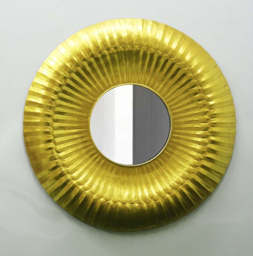 Golden Iron ROUND MIRROR
