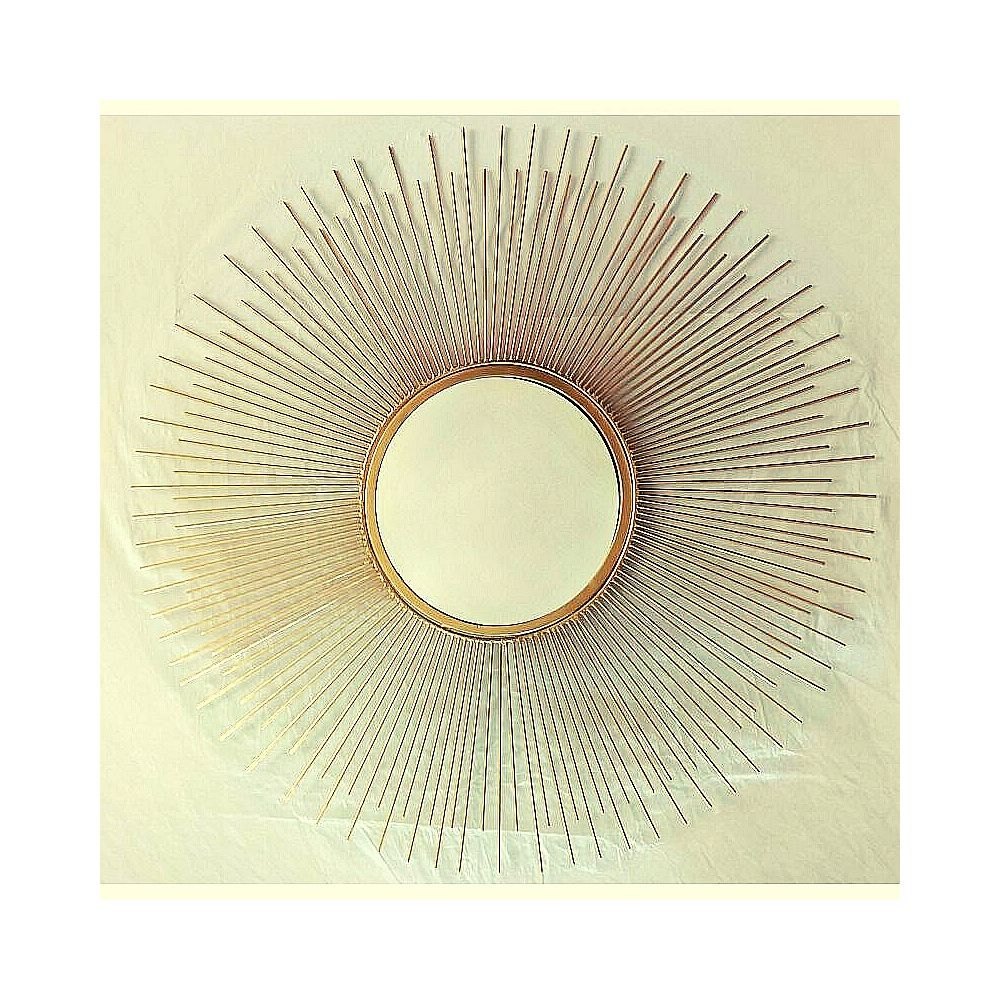 Iron Stylish Mirror, For Decoration, Size: Width: 64 cm, Height: 64 cm