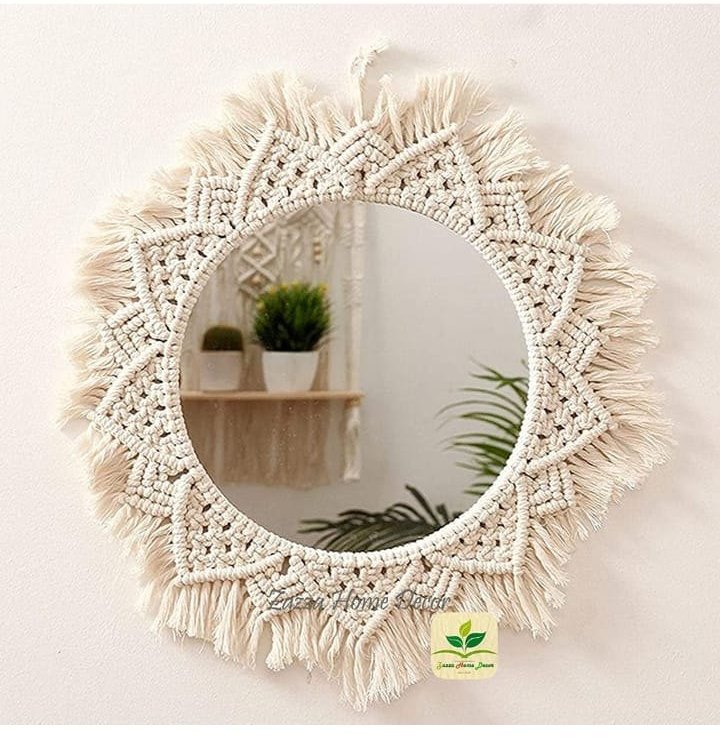 Macrome Normal Macrame Mirror