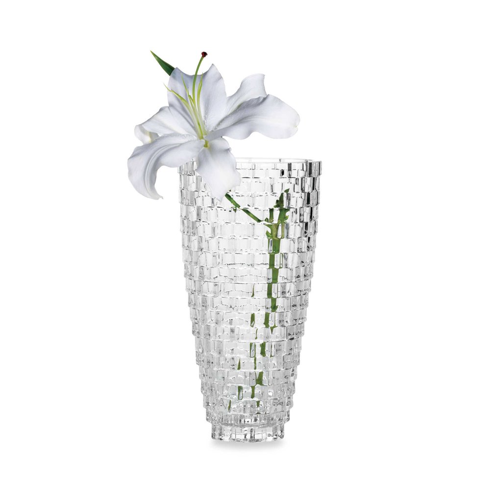 Crystal Glass 12-Inch Vase