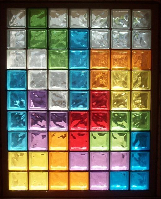 Glossy Glass Brick, For Office, Size: 240 X 240 X 80 mm
