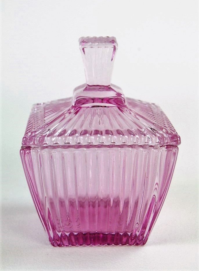 Pink Glass Pot, For Home