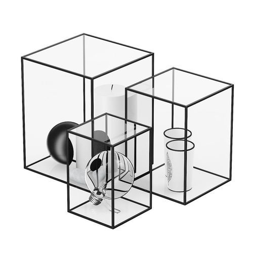 Decorative Glass Cube