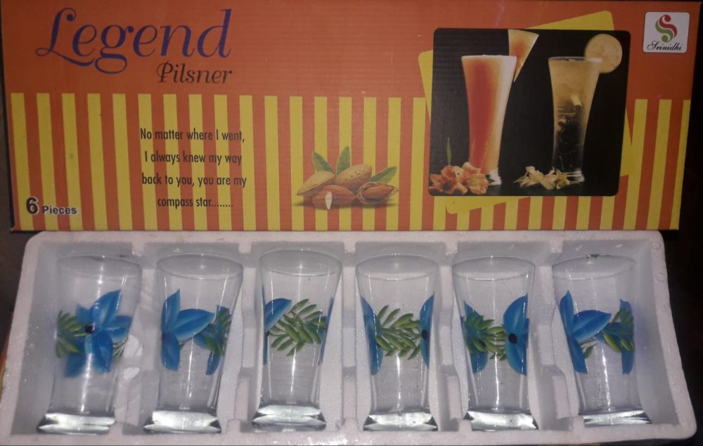 10 Inch Hand Paint Thermocol Legend Glass Set