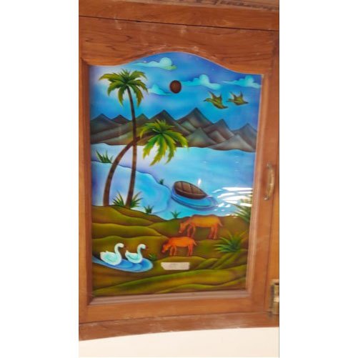 Glossy Window Hand Painted Glass
