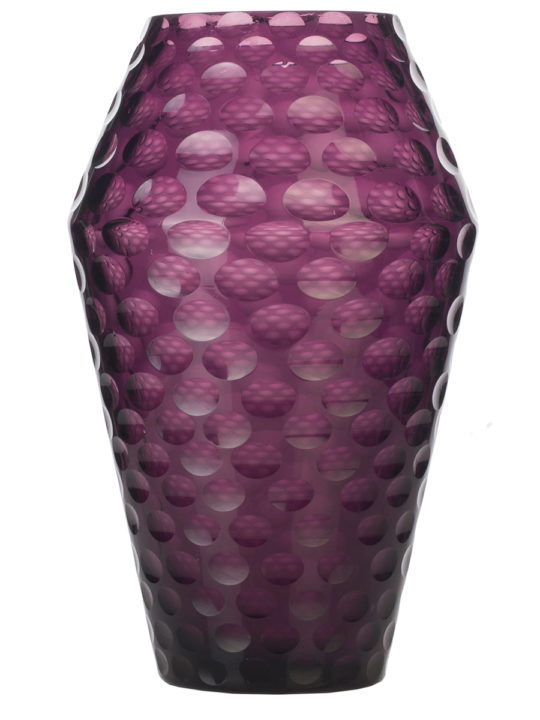 SHOBHANA ENTERPRISES Purple Decorative Flower Vase, Shape: Round Shaped