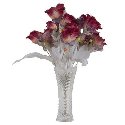 Transparent Glass Flower Pot