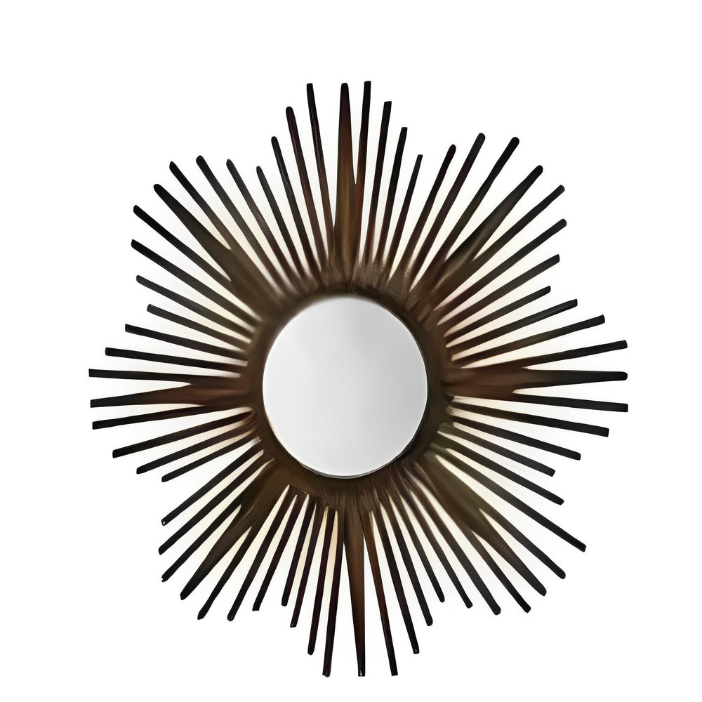 Metal, Glass Bronze Metal Wall Mirror, Packaging Type: Box