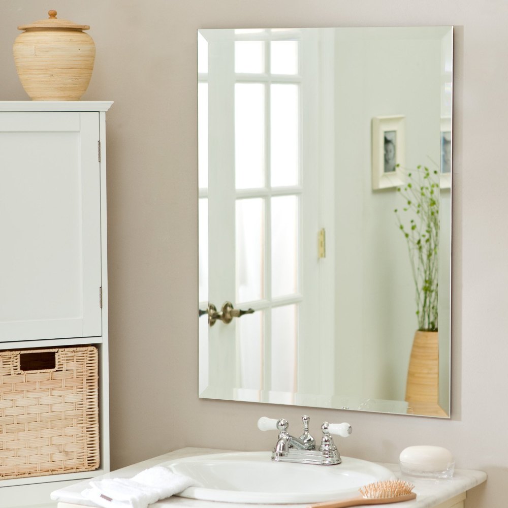 Bathroom Glass Mirror, Size: 2 X 1.5 feet