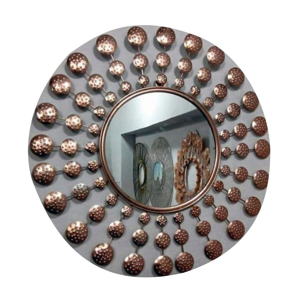 Antique Wall Mirror, Packaging Type: Box, Mirror Shape: Round