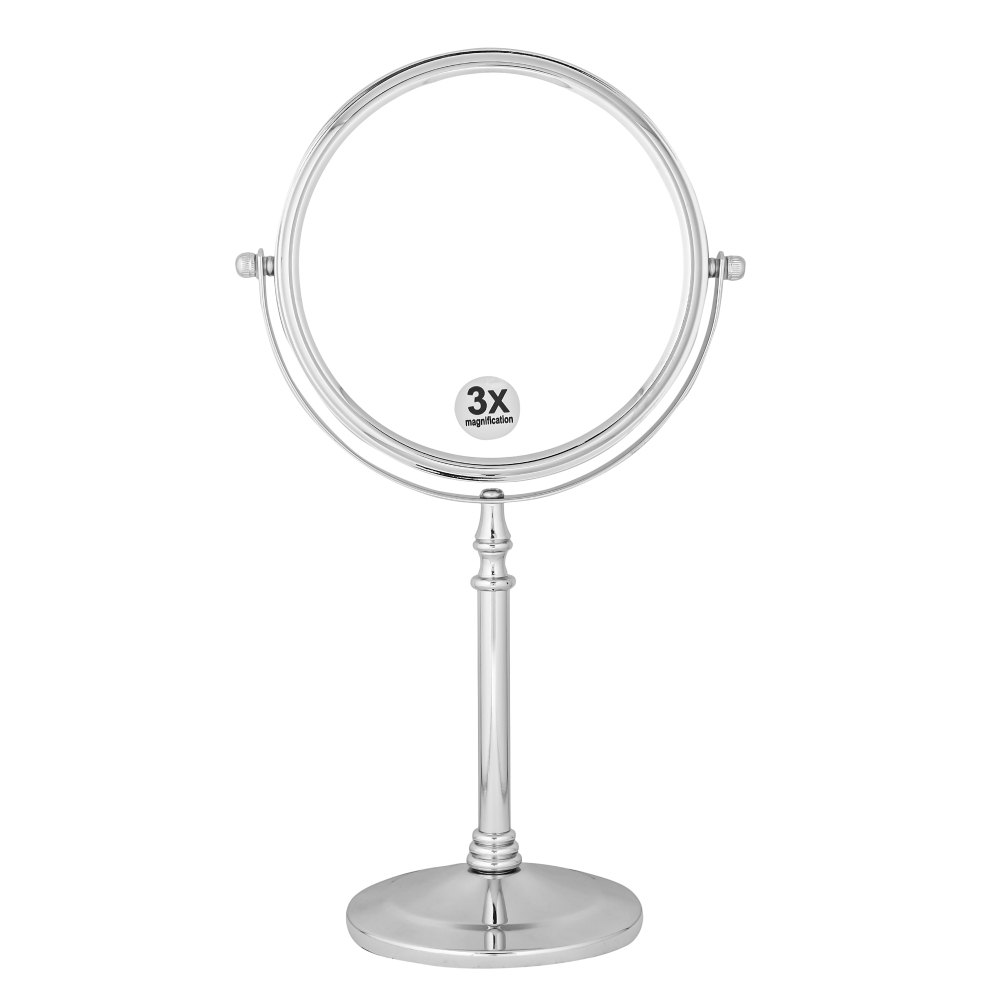 Snugg Fit Elevated Base Make Up Vanity Mirror for Girls and Women