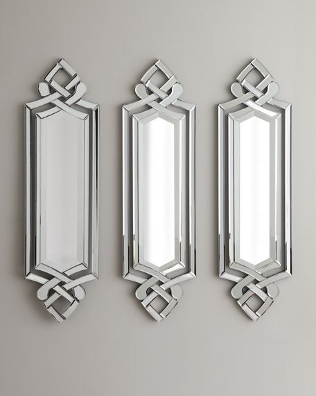 Glass And Mdf Rectangular Modern Designer Long Wall Art By Venetian Image, Size: 5x2