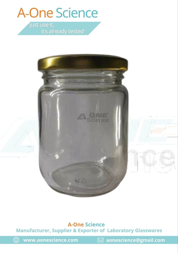 Borosilicate Glass Round A-ONE Insect Killing Jar Without Chemical, Box
