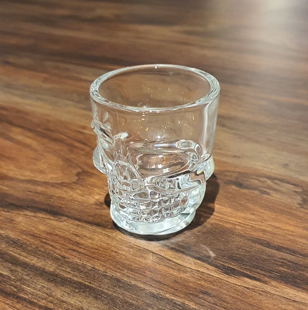 Shot Glass Skull Shaped