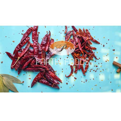 Parth Foods Dried Red Chilli, Packaging Type: PP bag, Carton, Dry Place