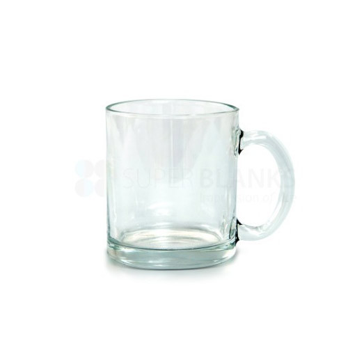 11Oz Glass Mug Sublimation Printable Blanks Clear Hard Best Handle Control Serve Drinks