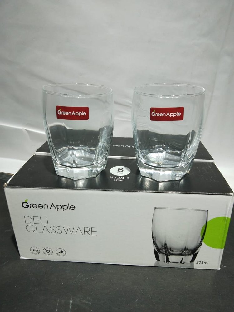 Pack Of 6+1 Transparent Glassware Lemon Set For Homes And Offices
