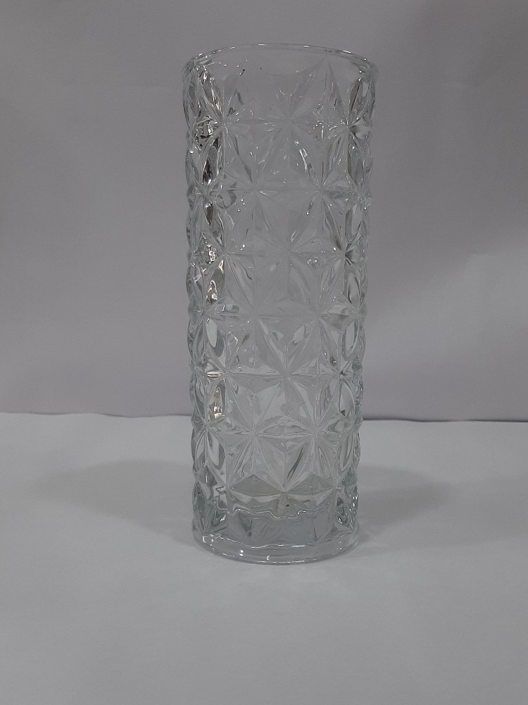 Glass & Crystal Vases Glossy Glass Flower Vase/ Pot (Medium)