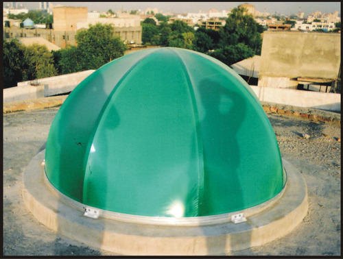 Glossy Round Fibre Glass Dome