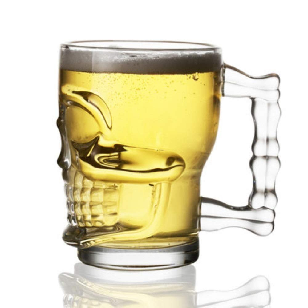 SKULL BEER MUG 6PCS 520ML