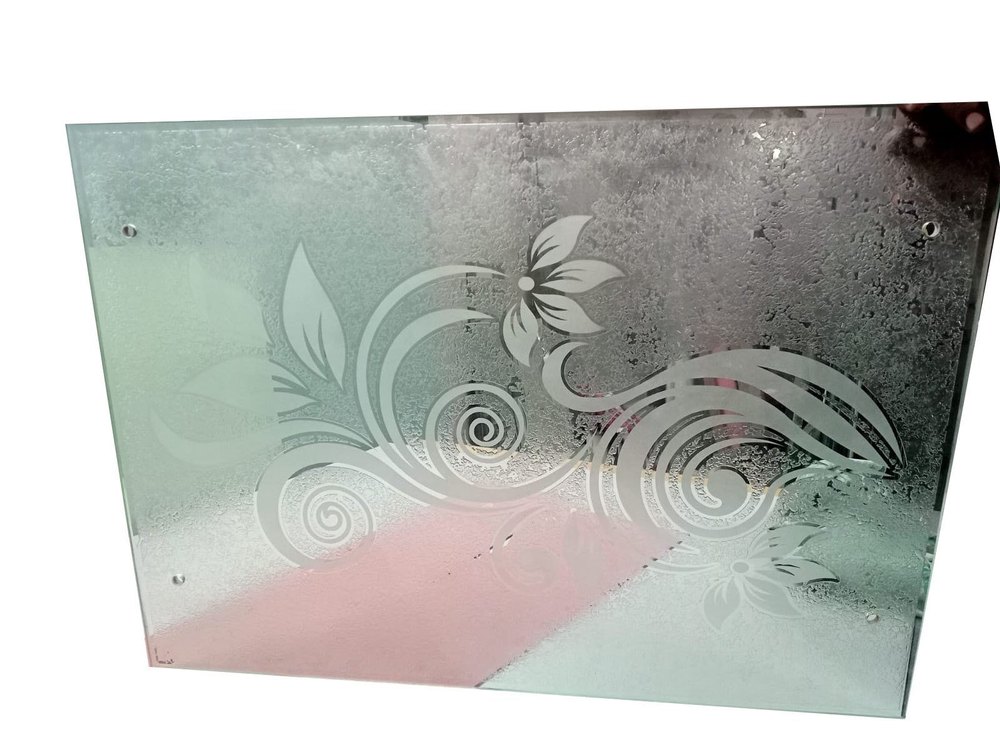 Solid Colours Aluminium Acid Crystal Glass