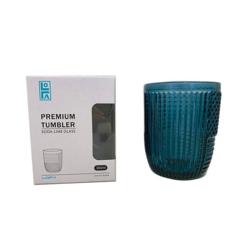 LOFA Premium Tumbler Soda Lime Glass, Packaging Type: Box, Capacity: 360 Ml