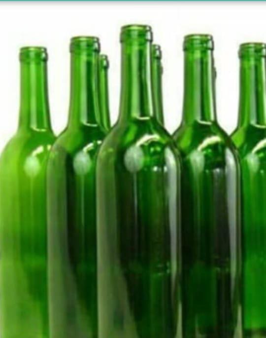 750 Ml Wine Glass Bottle Green