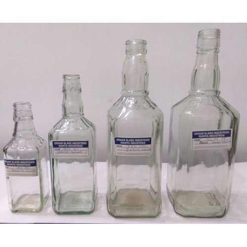 Emaar Glass Industries Plain Wine Glass Bottle, Packaging Type: Box