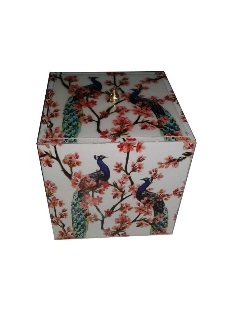 Mdf Meenakari Printed Gift Box, Dimension: 5x5x5 Inch, for Gift & Crafts