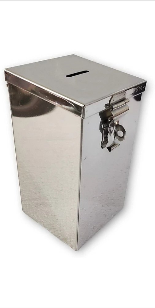 Add on Stainless Steel Coin Box / Donation Box