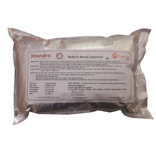 White Egg Less Bread Improver Powder, For Bakery, Packaging Size: 1 kg