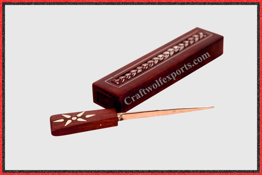 Wooden Classic Letter Opener Box