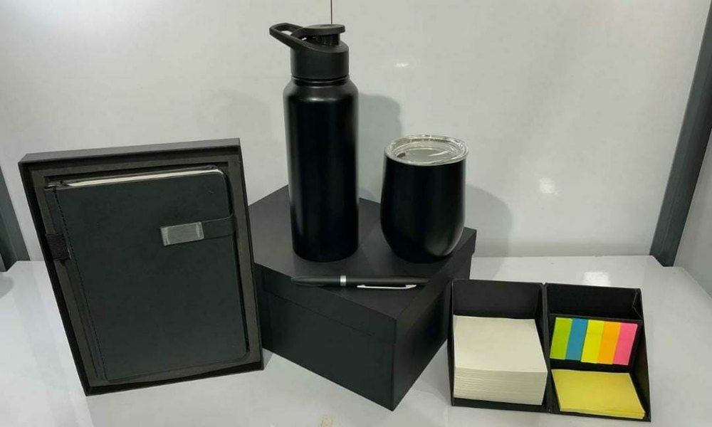 Steel Metal & Paper 6 Employee Welcome Gift Set