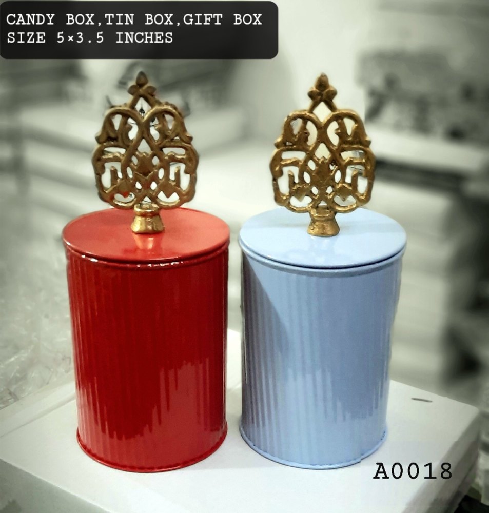 Gold Iron Candy Gift Box, For Gifting, Size/Dimension: 5x3.5 Inch