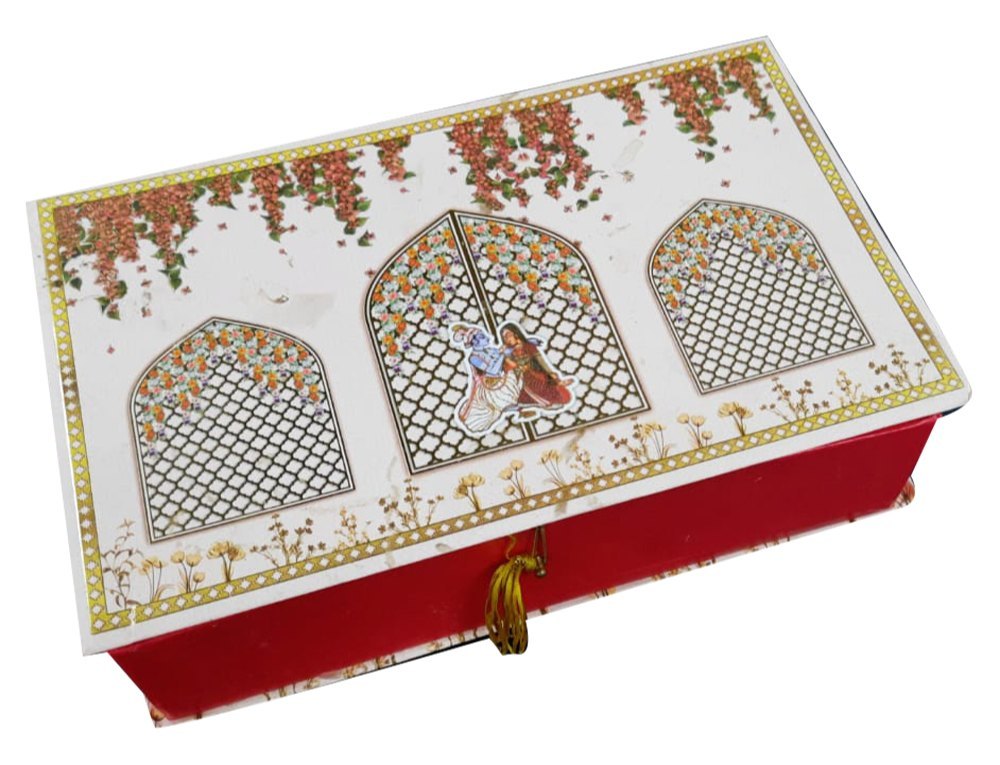 Rectangular Cardboard Luxury Wedding Invitation Box