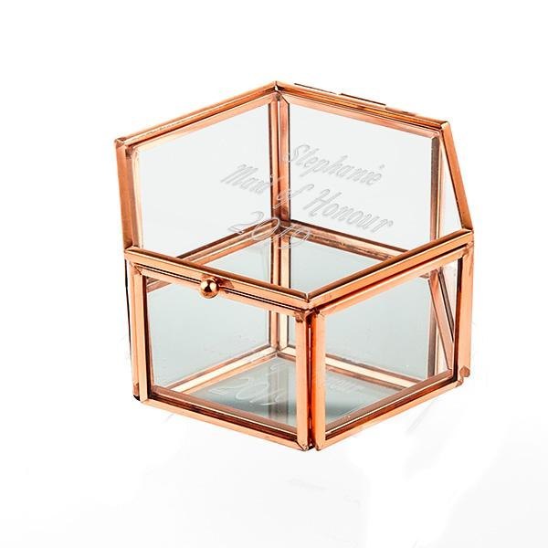 Copper Brass Round Gift Boxes