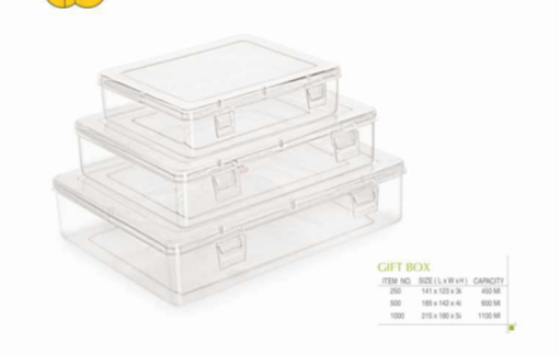 Plastic Rectangle Nakoda Gift Box