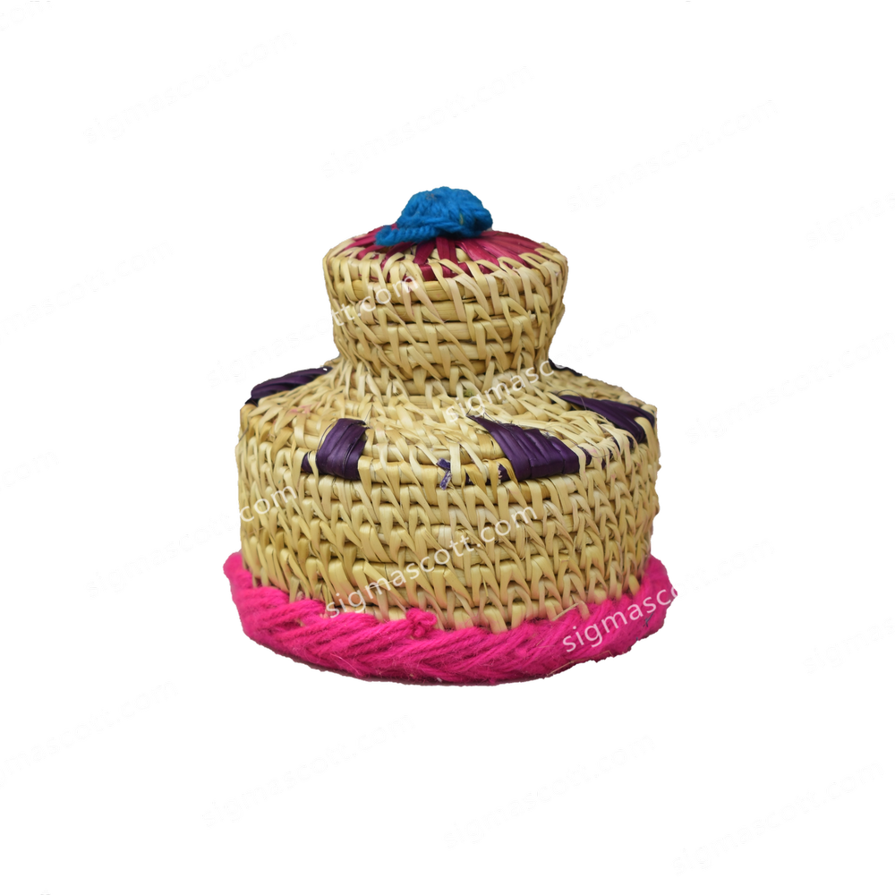 Round Indian Traditional Handicraft Golden Grass Mini Box, For Decorative, Size/Dimension: 3x3