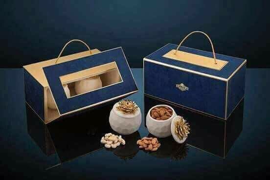 24kt Gold Platted 2pc Honey Comb Bowl Gift set