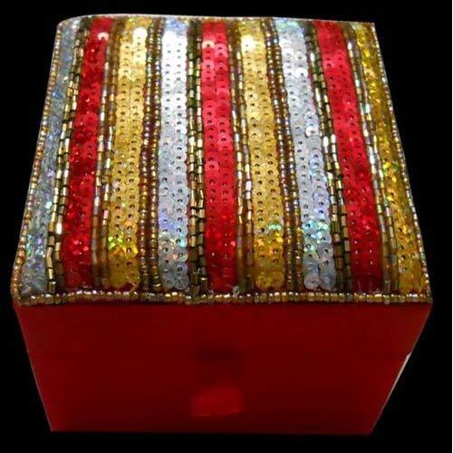 Square Mdf Jewellery Gift Box, For Ring Packaging, 70Gms