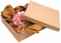 Plain Brown Handmade Paper Gift Box
