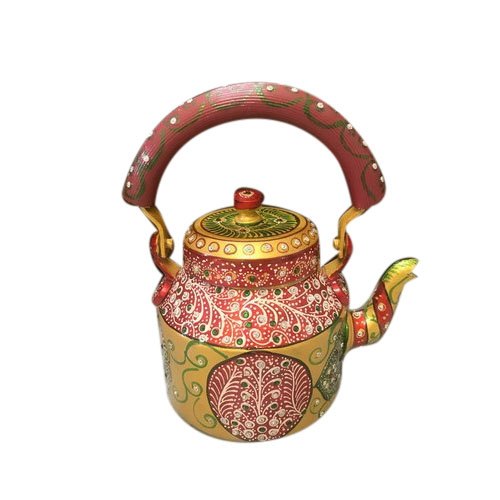 Aluminium Colorful Decorative Tea Kettle, For Wedding And Events