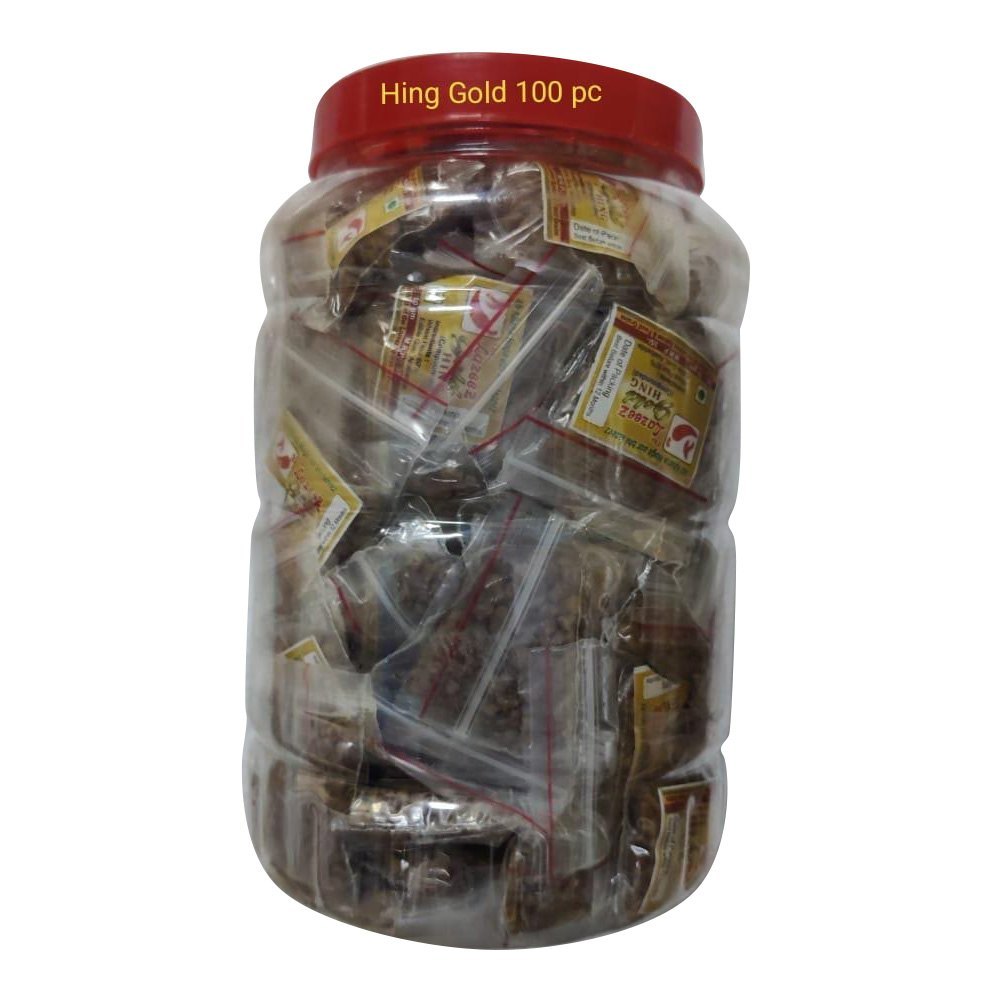 Lazeez compounded Hing Gold, Packaging Type: Jar, Packaging Size: 10g x 100 pcs