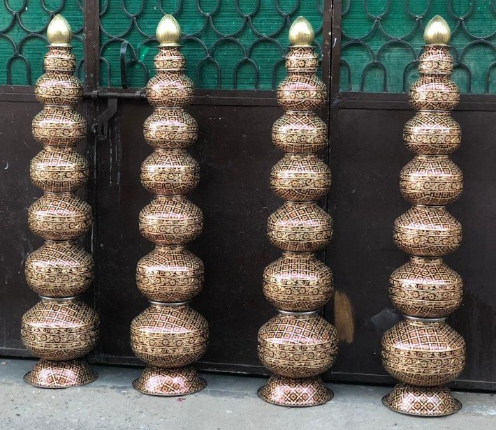 Stainless Steel Chouri Set For Mandap Decoration