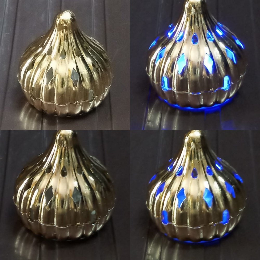 New Golden LED Decorative Modaks, For Gift, Size: 2.5 Inches