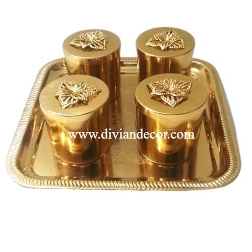 Copper Decorative Box With Tray