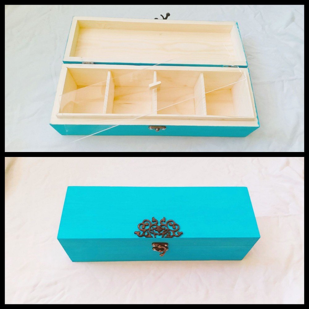 natural wood Rectangle Decorative Wooden Box, For Home